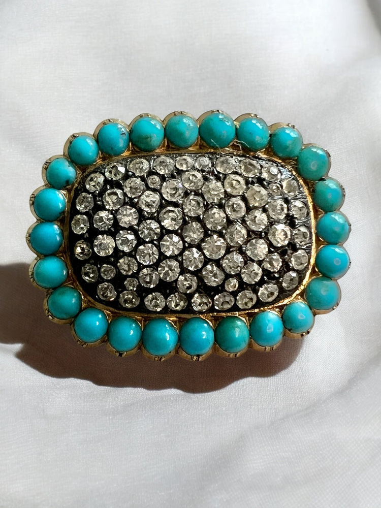 Antique Georgian Paste Brooch