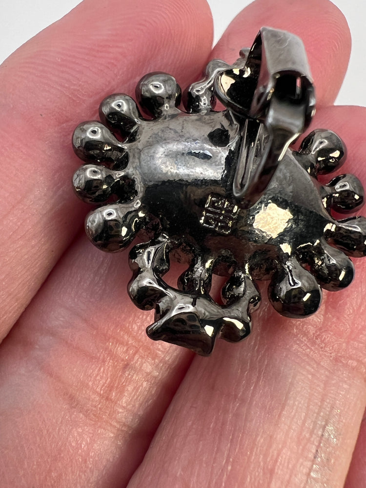 Vintage 90's GIVENCHY Grunge Crystal Earrings