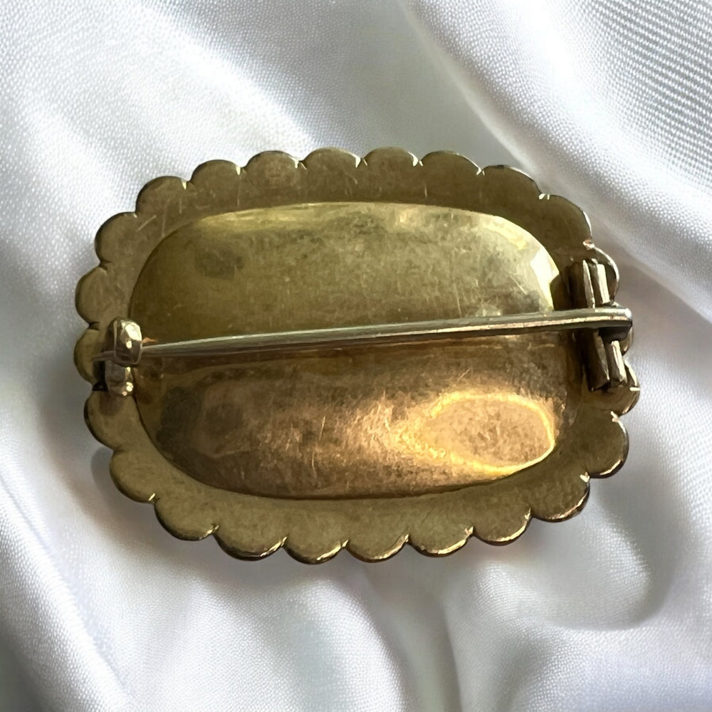 Antique Georgian Paste Brooch