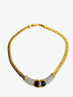 Vintage 80's SWAROVSKI Pavé Crystal Necklace