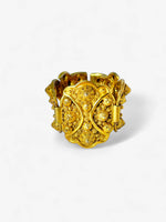 Vintage 80's FRENCH Baroque Wide Bracelet